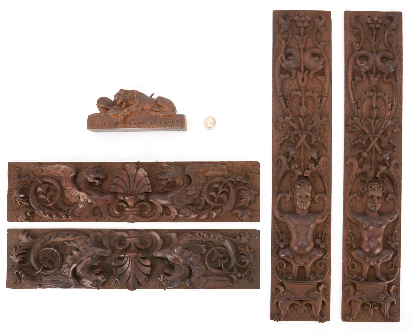 Lot 173: 12 Decorative Accessory Items, incl. Italian Baroque Style Panels