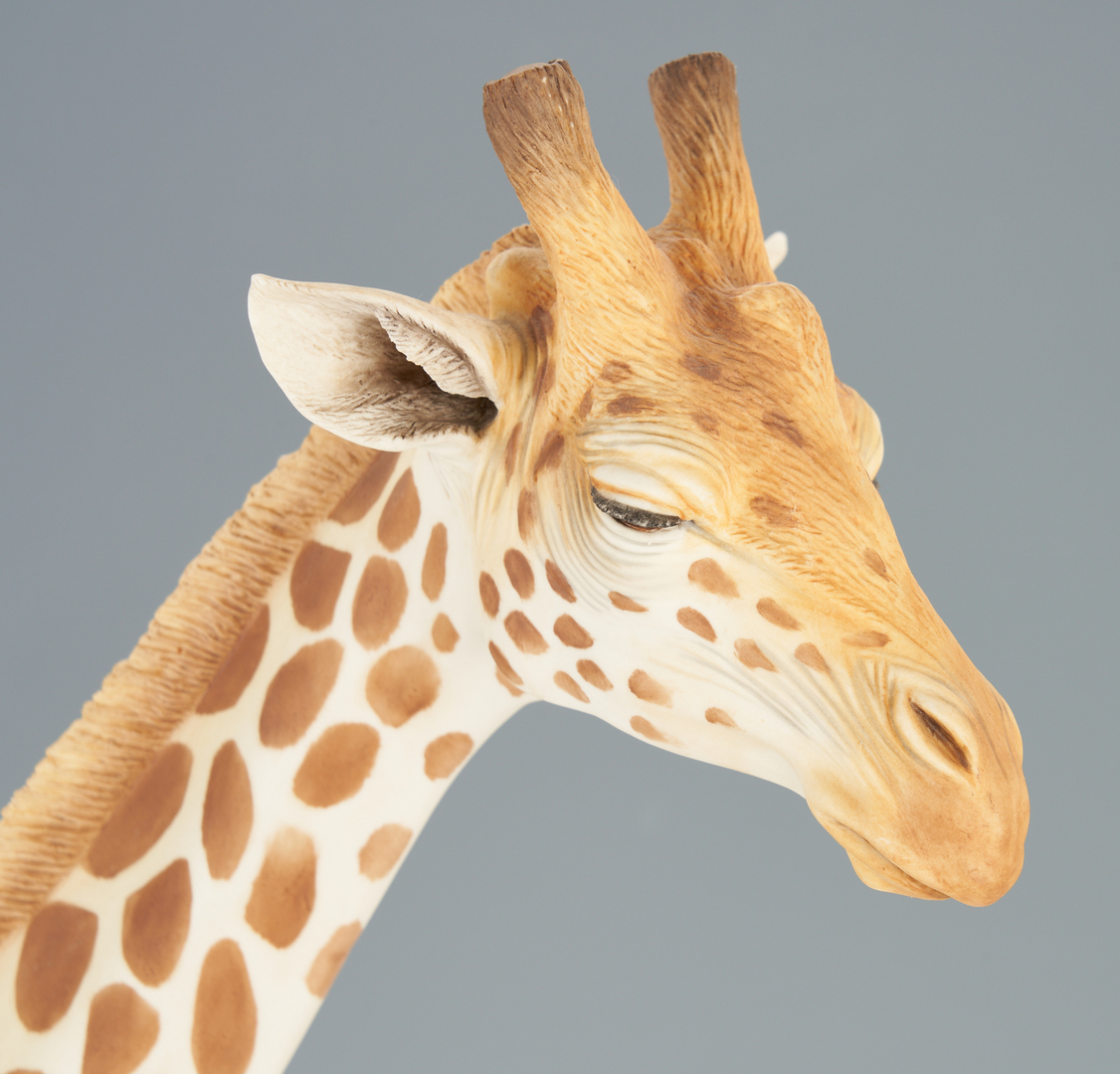 Lot 178: Boehm Mother & Calf Giraffe Porcelain Figure