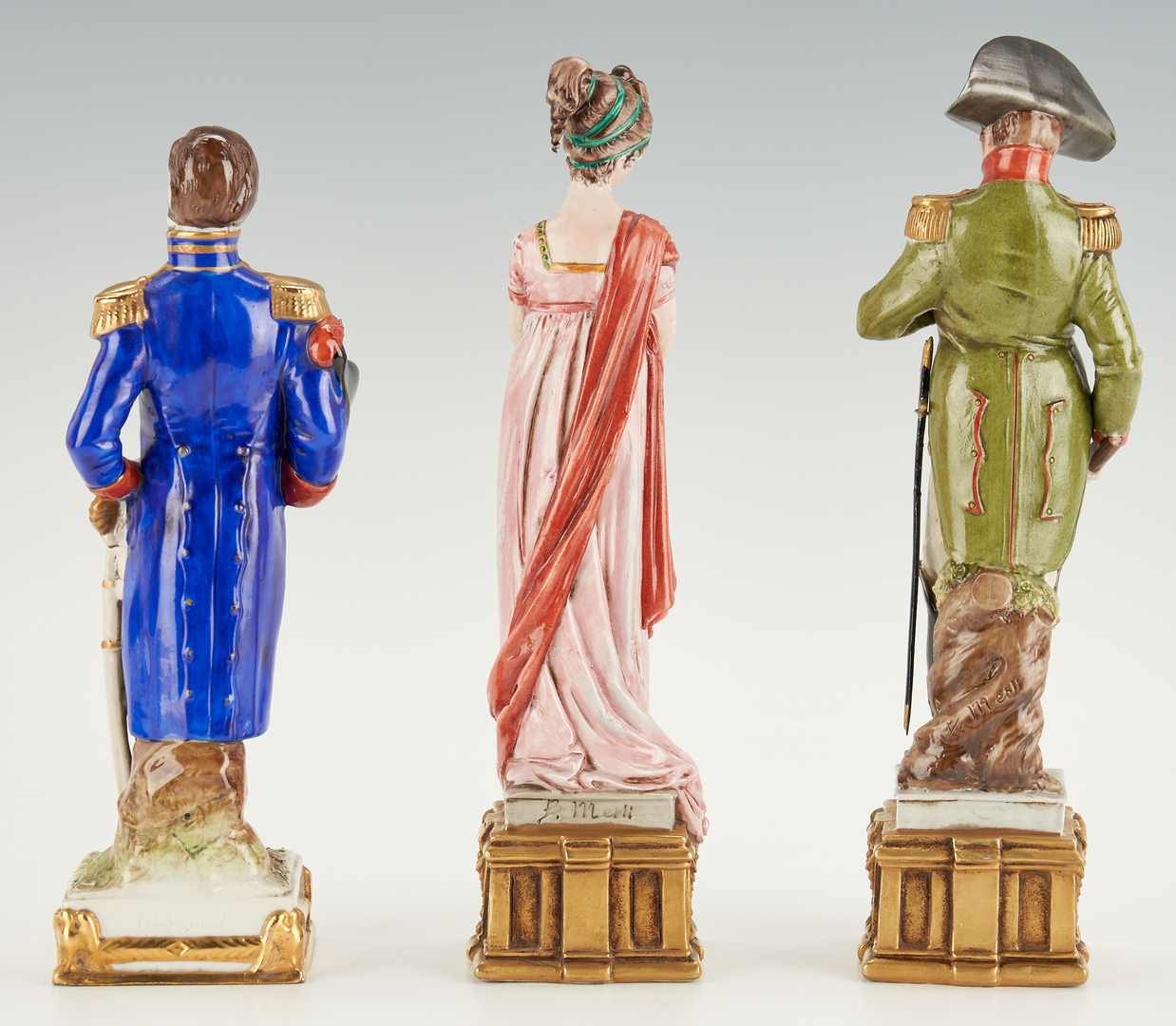 Lot 179: Collection of 6 Napoleonic Figures, incl. Capodimonte & Sitzendorf