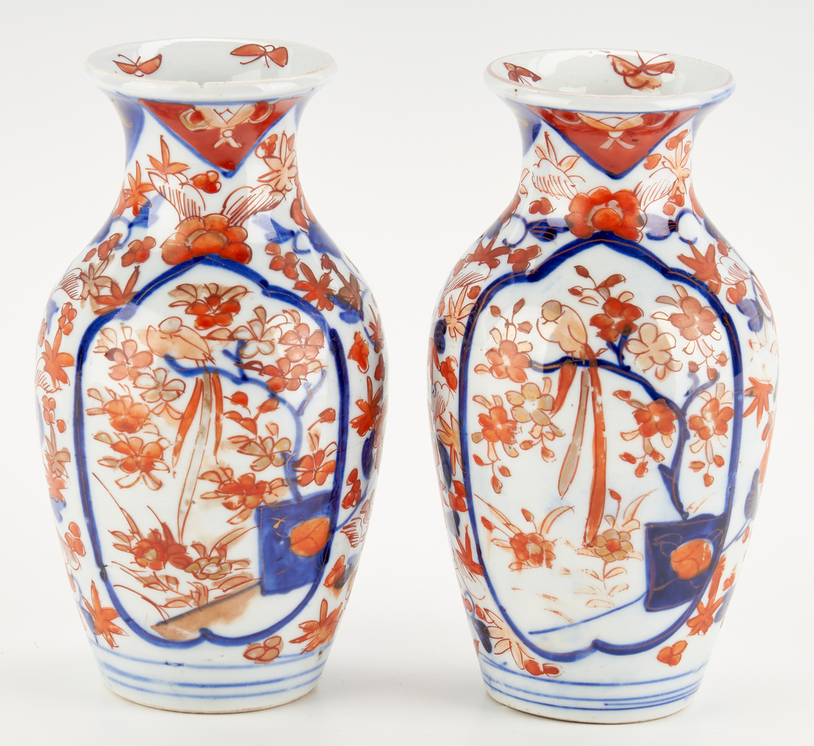 Lot 186: 13 English & Japanese Imari Pattern Porcelain Items, incl. Royal Crown Derby