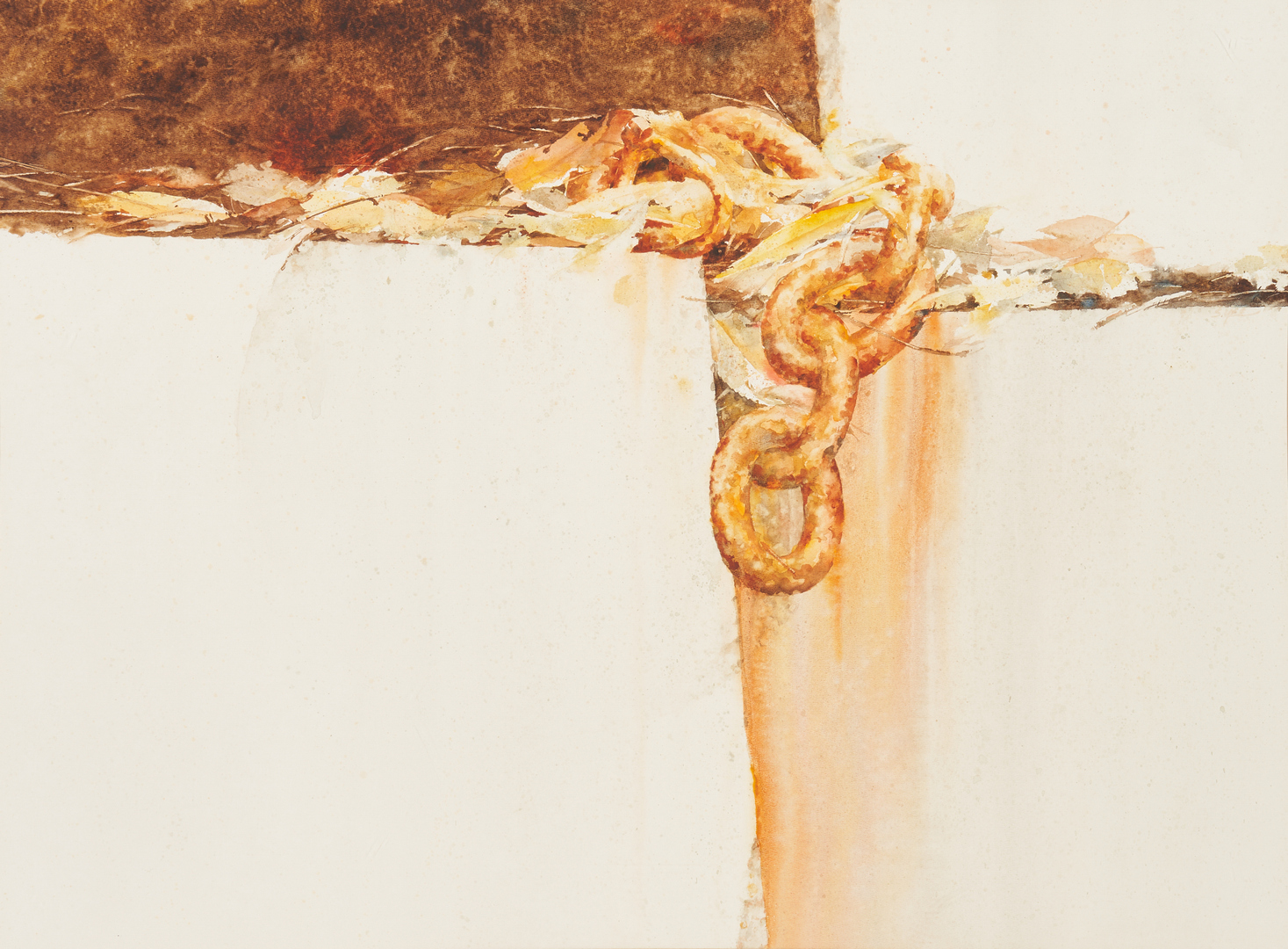 Lot 227: Exhibited Steven Yee W/C Painting, Queen Tie