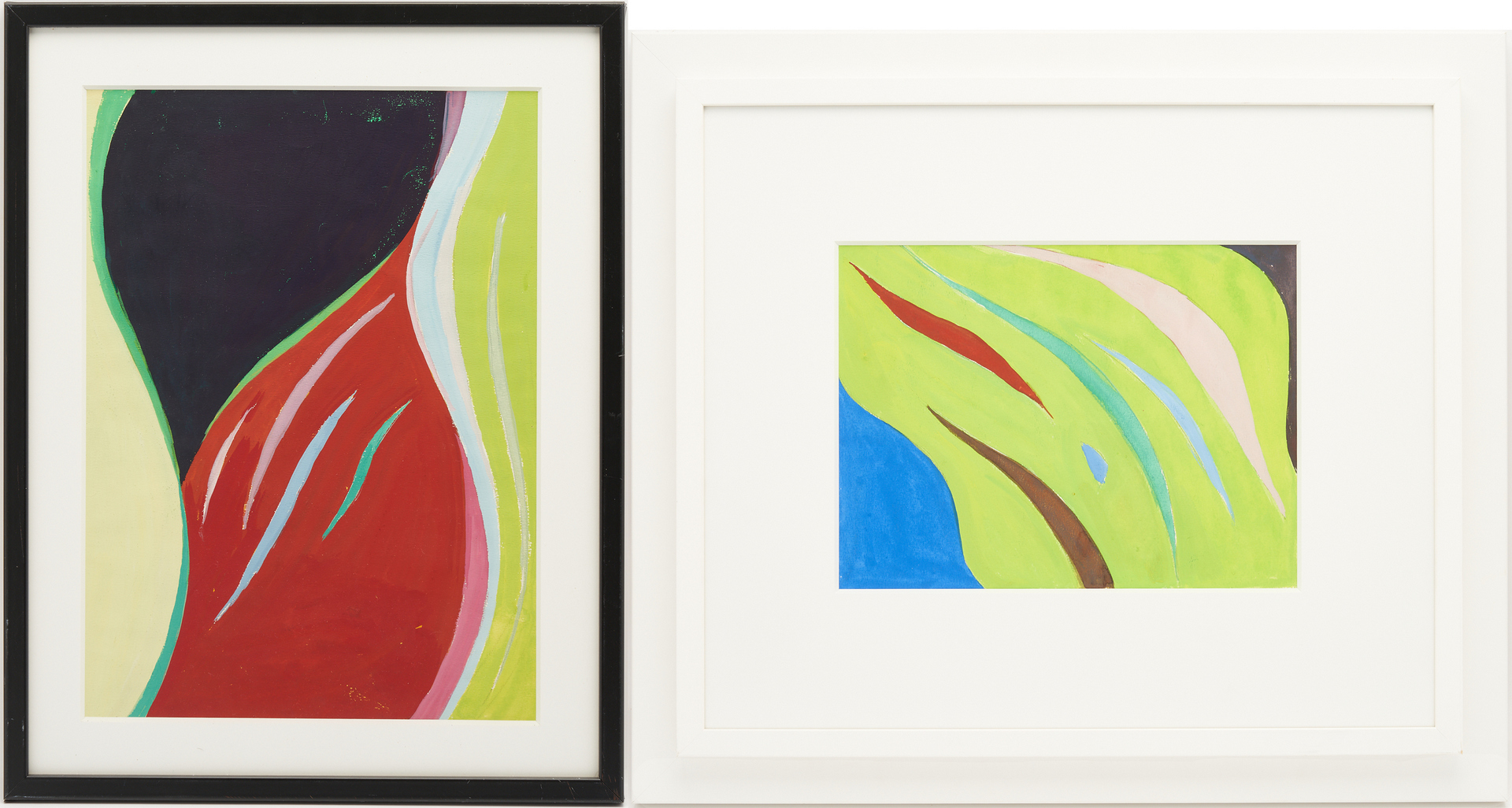 Lot 230: 2 Philip Perkins TN Abstract Paintings