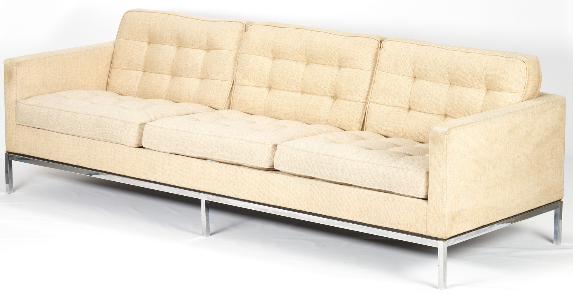 Lot 238: Mid-Century Knoll Parallel Bar System Sofa