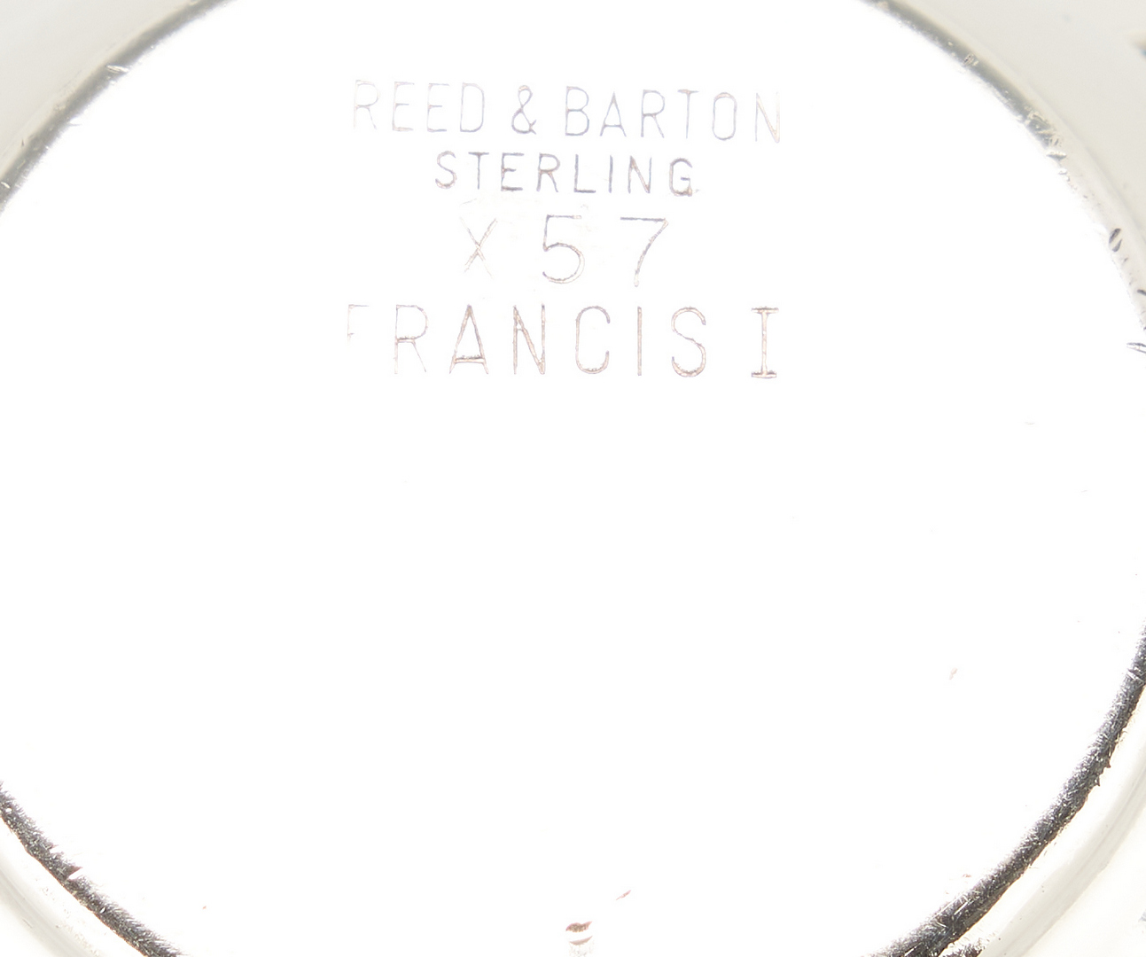 Lot 284: 2 Reed & Barton Francis I Sterling Silver Hollowware Items