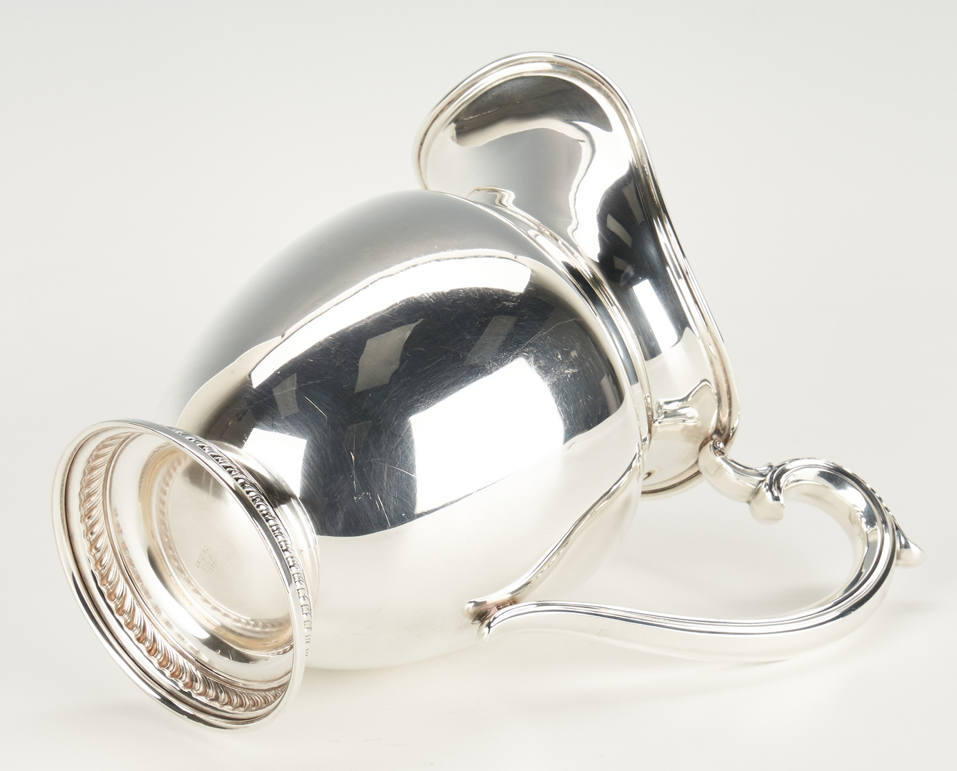 Lot 290: Wm. Rogers Sterling Silver Water Pitcher