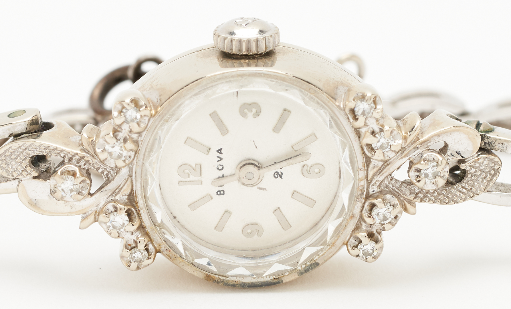 Lot 300: 14K Diamond Bulova Watch