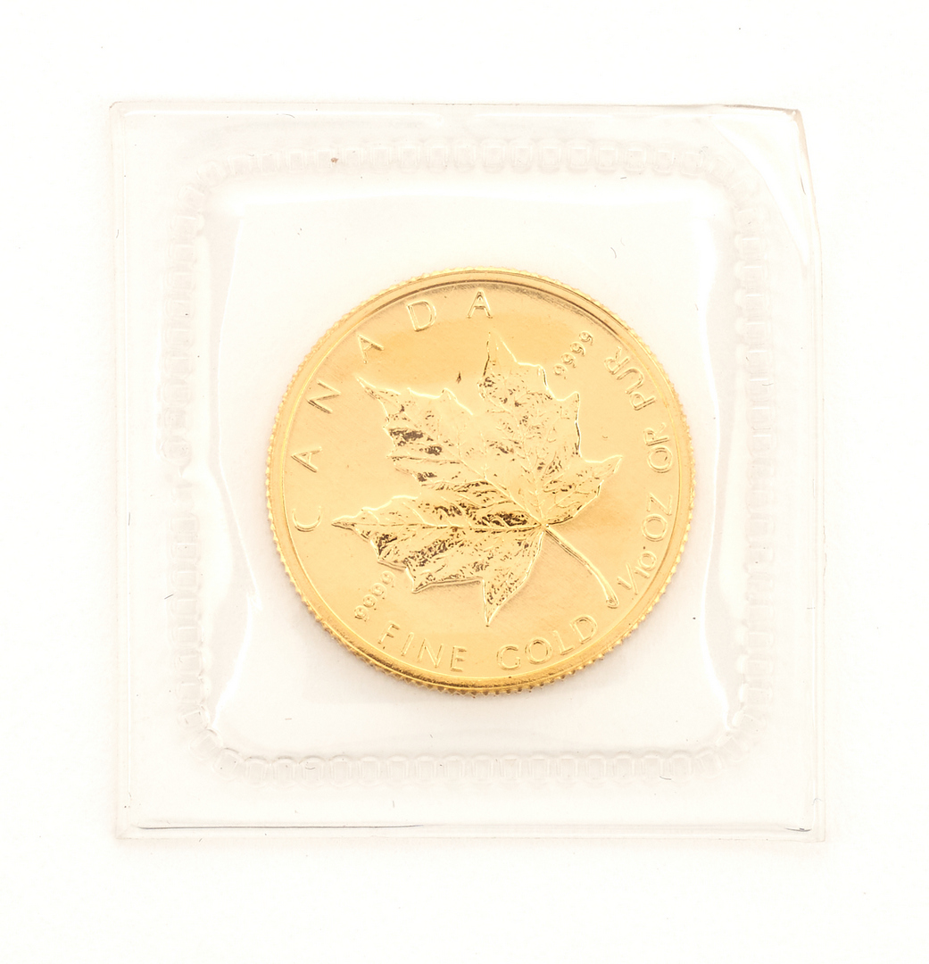 Lot 306: 1982 Canadian Maple Leaf $5 Gold Coin