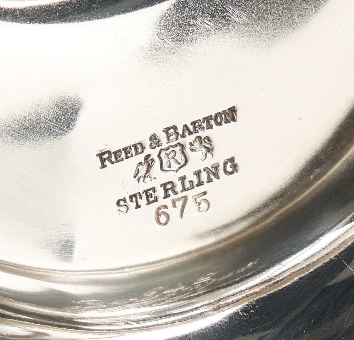 Lot 33: Reed & Barton 6-Piece Sterling Silver Tea Set