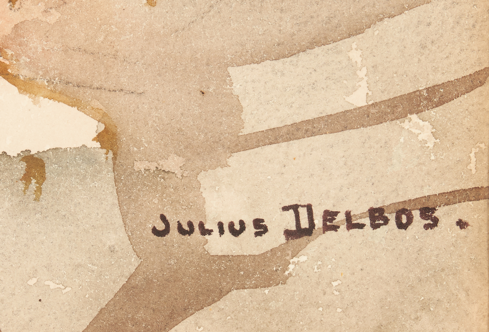 Lot 368: Julius Maximilian Delbos W/C, Old Quarry, Lanesville, Mass