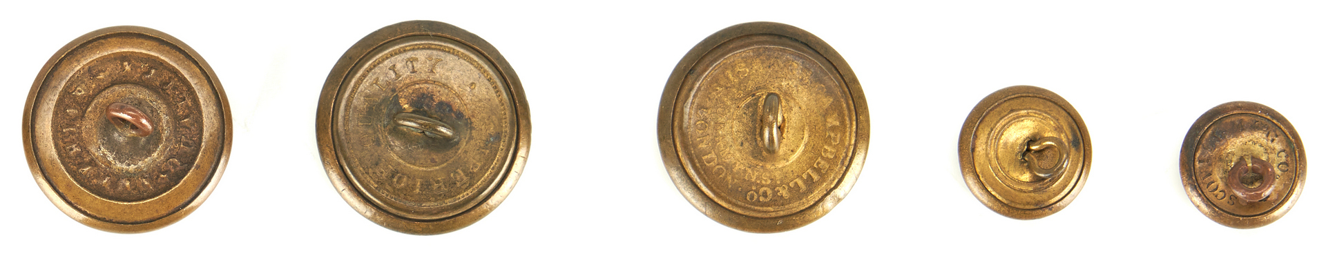 Lot 382: Group of 13 Civil War & Revolutionary War Items, incl. Buttons