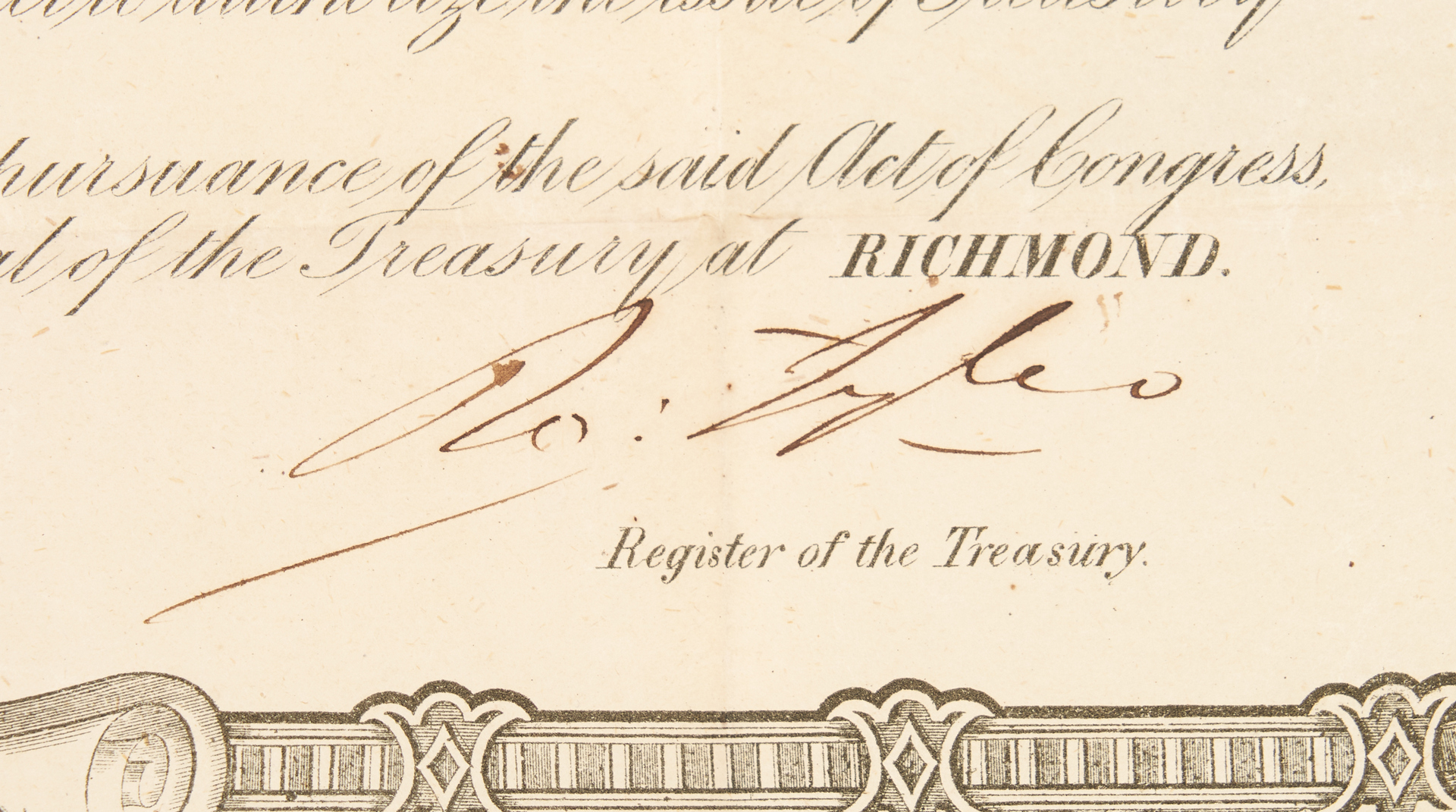 Lot 387: 2 Confederate Bonds, incl. $1000 1863 & $500 1861