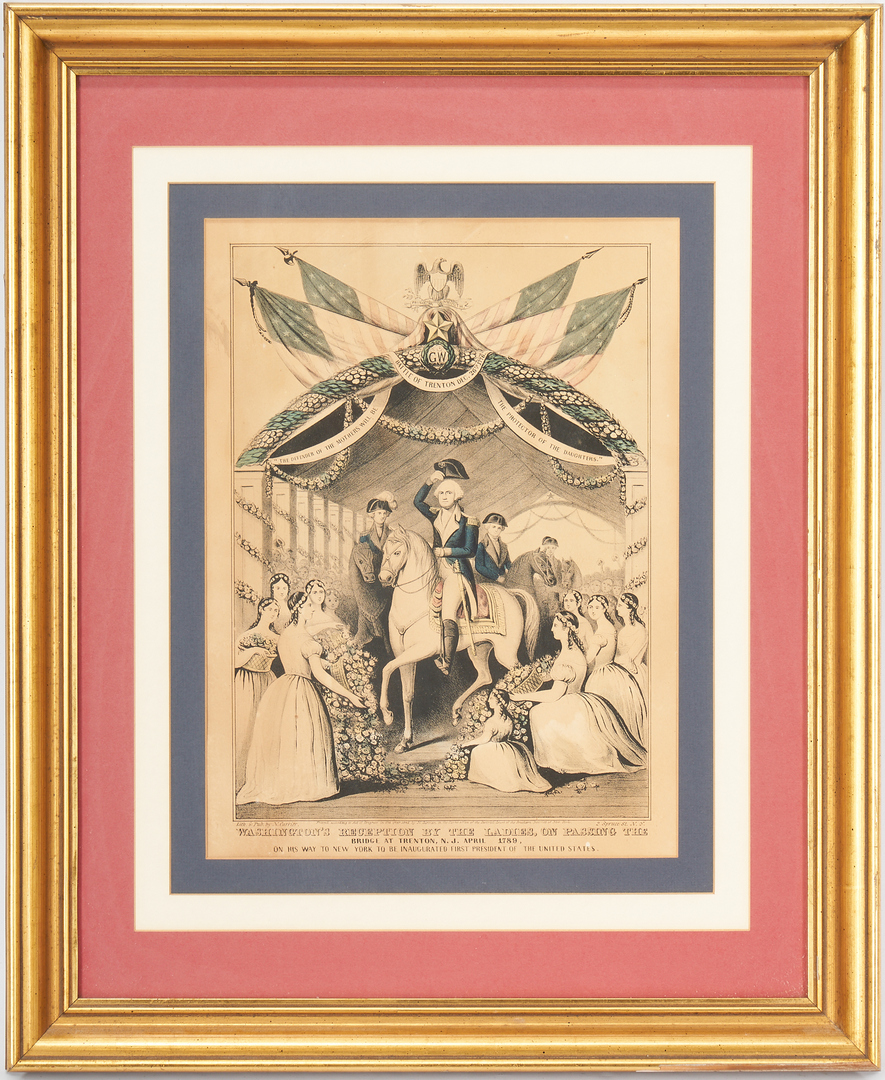 Lot 403: 2 Currier & Ives Presidential Prints