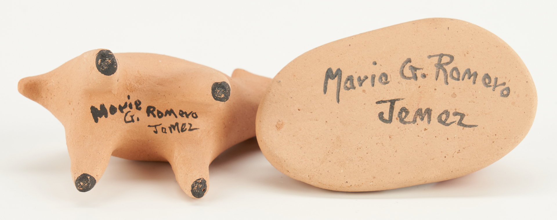 Lot 423: Native American Pueblo Pottery Nativity Set by Marie G. Romero