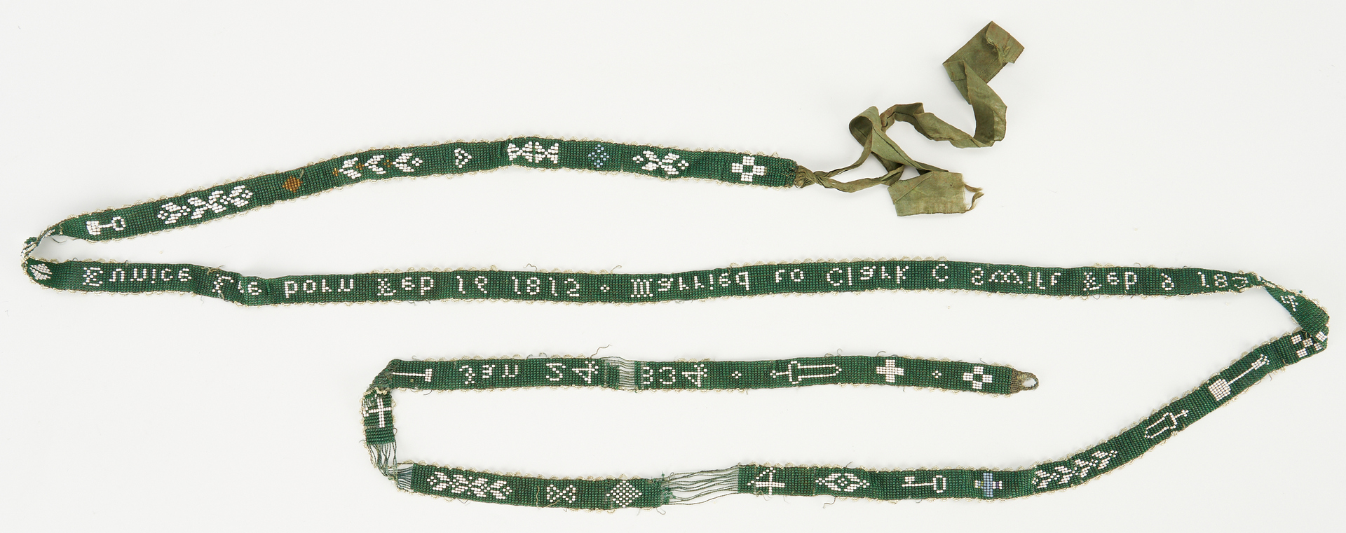 Lot 426: 1834 Beaded Watch Chain