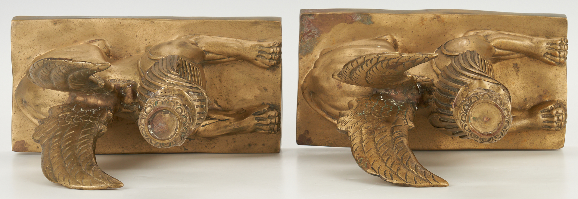 Lot 433: 5 Egyptian Revival Style Desk Accessories, incl. Sphinxes