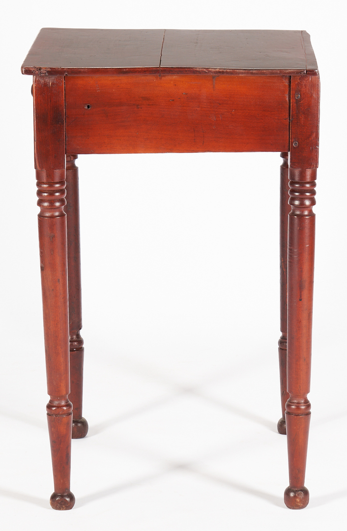 Lot 443: Southern Cherry 1-Drawer Stand w/ Red Wash