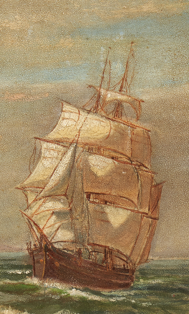 Lot 456: 2 Maritime O/B Paintings, incl. Raymond Woog
