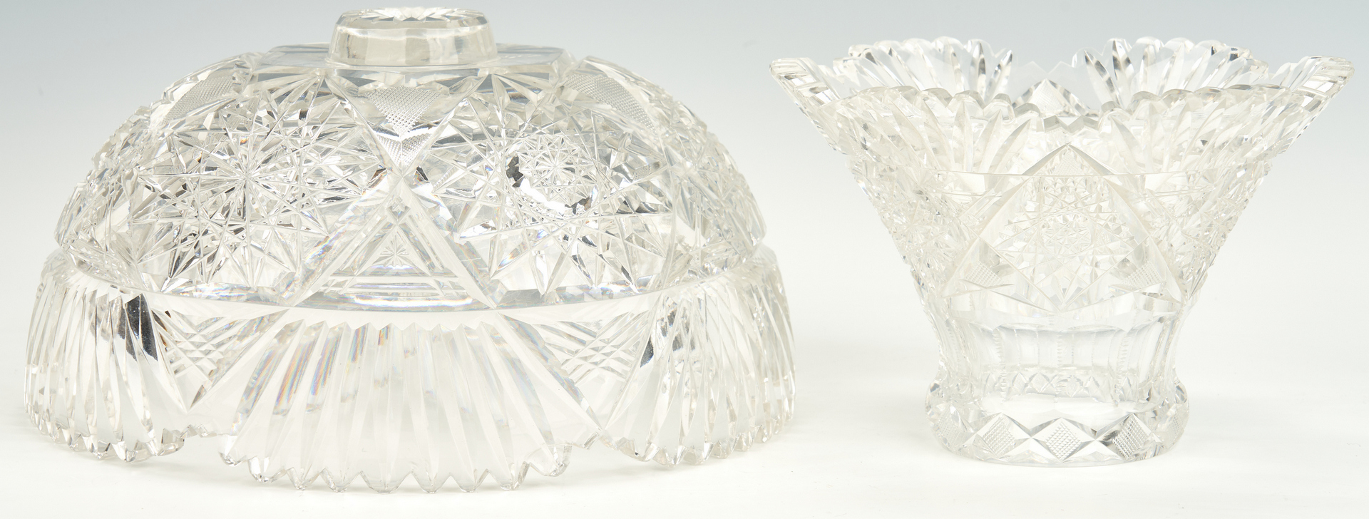 Lot 465: ABPCG Punch Bowl & Vase