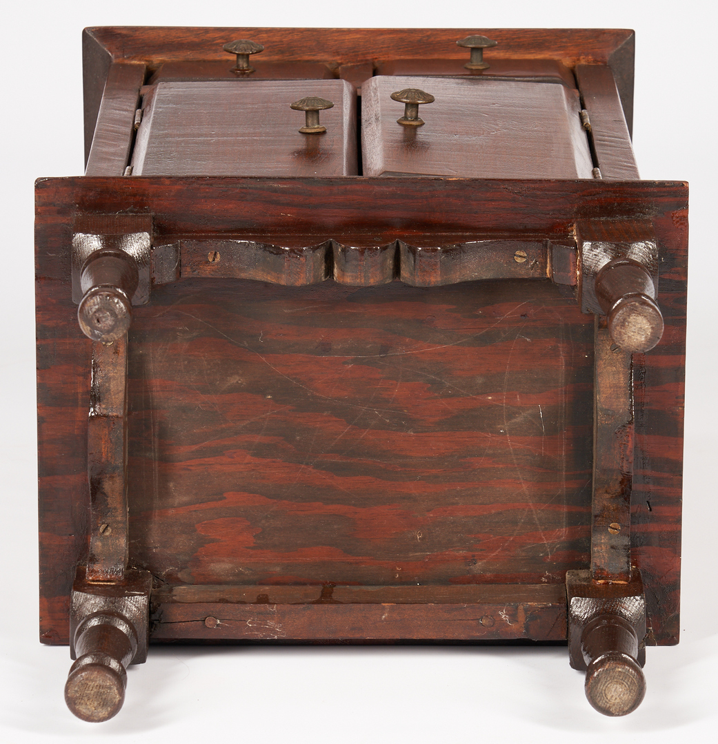 Lot 472: Two (2) Drawer Humidor & Poker Chest