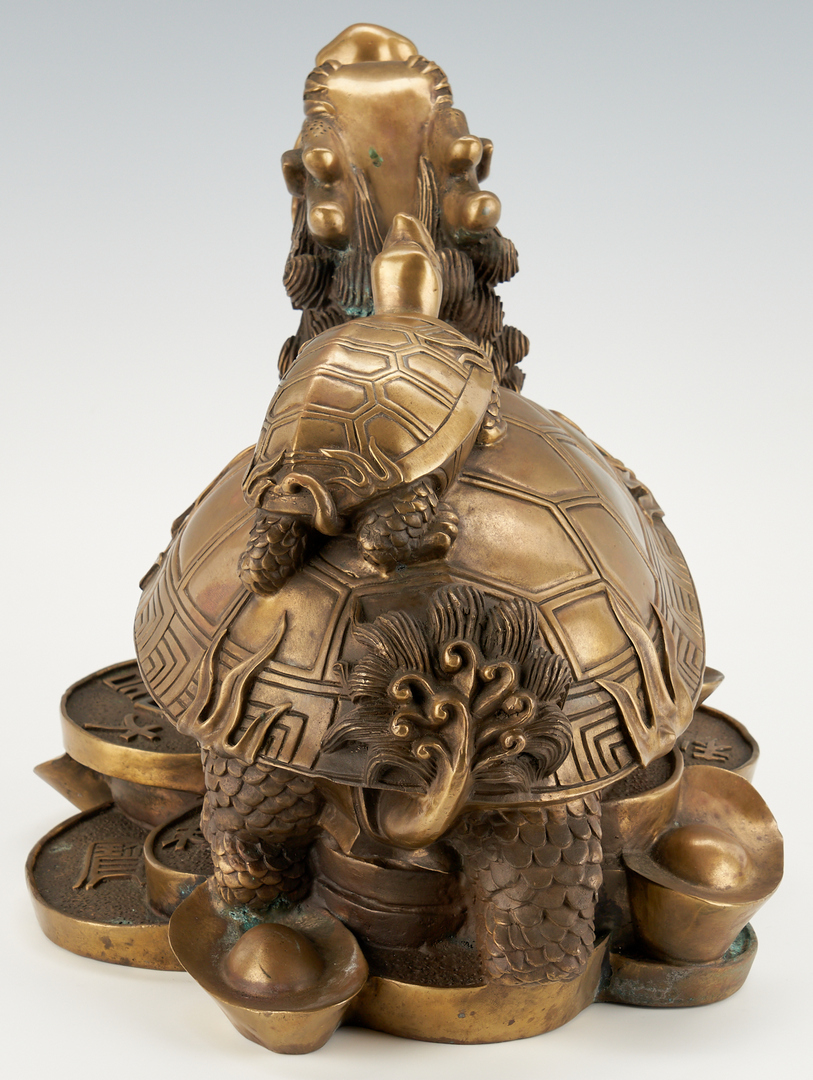 Lot 4: Chinese Bronze Bixi or Turtle Dragon