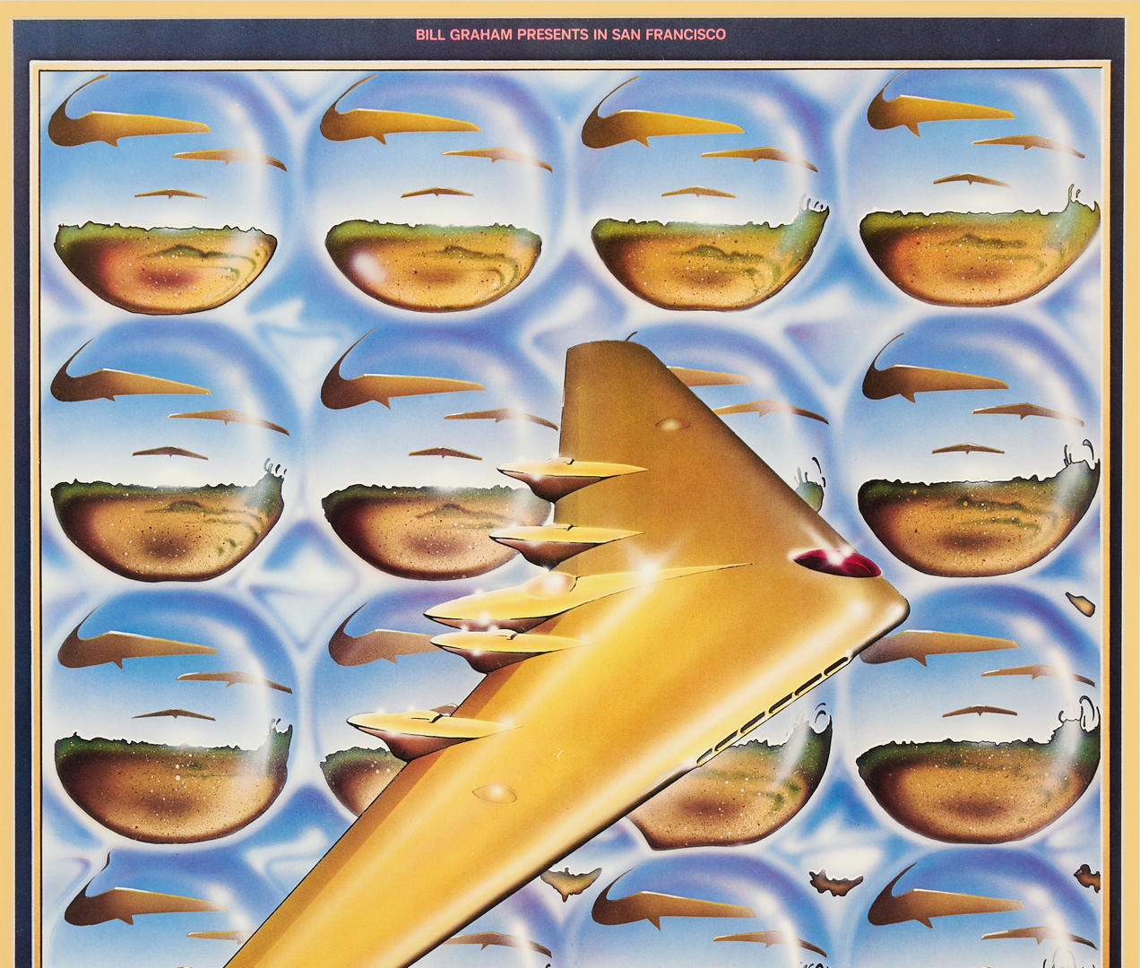 Lot 505: 3 Rock Posters: Santana, The Band, McCartney & Wings
