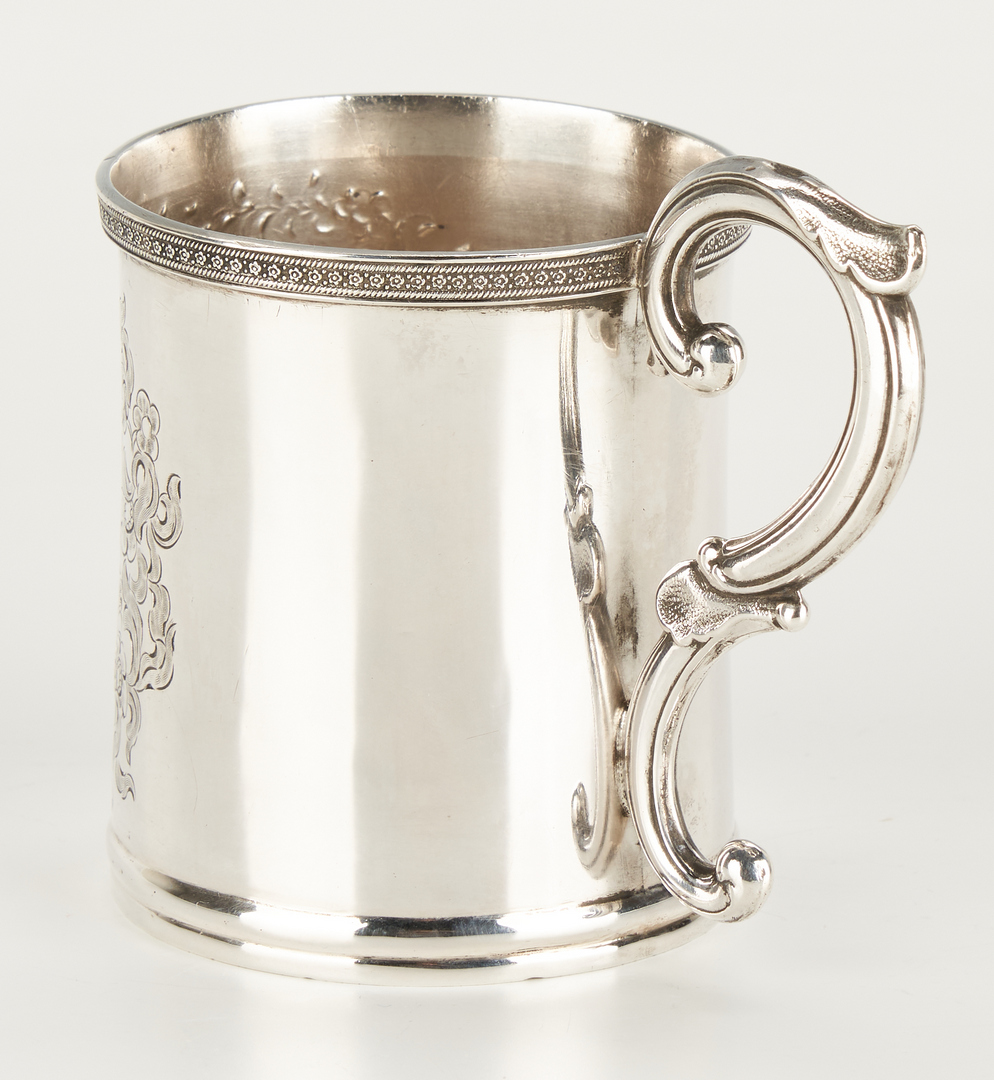 Lot 51: KY Coin Silver Mug, Poindexter