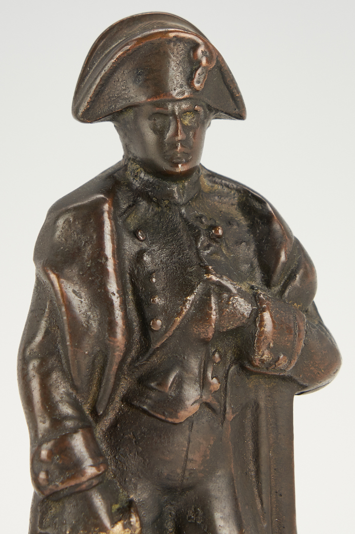 Lot 62: 3 Small European Bronze Figures, incl. Napoleon