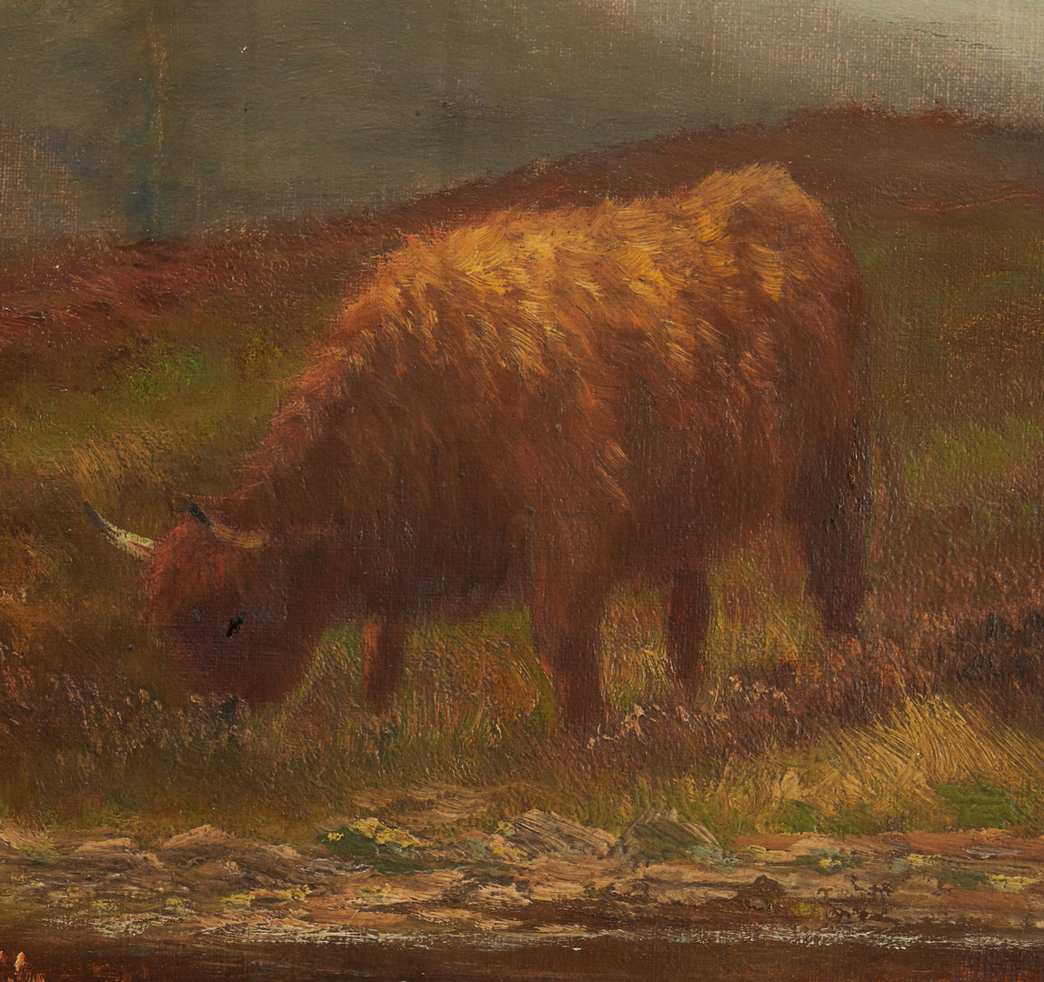 Lot 65: Daniel Sherrin the Elder O/C, Highland Cattle