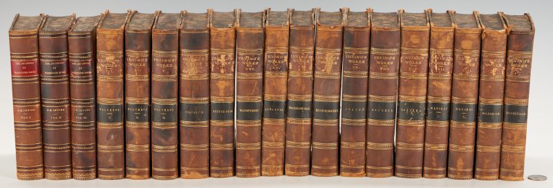 Lot 1003: Irving, Works & Life and Letters of Irving, 19 Vols., c. 1860-66