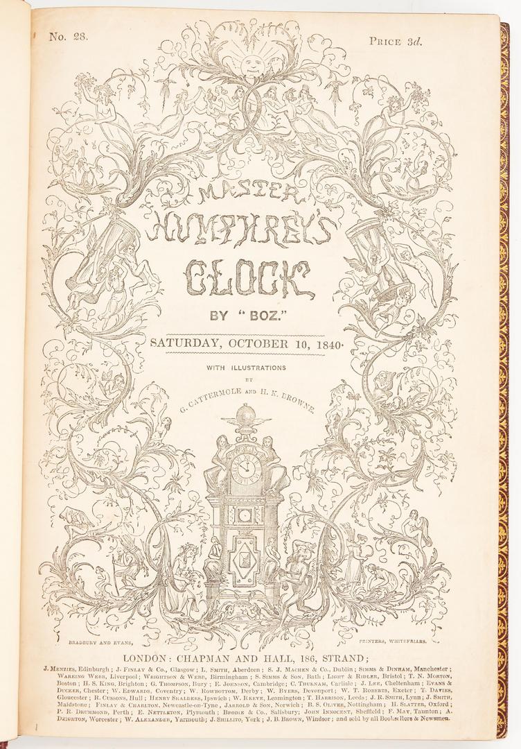 Lot 1009: Dickens, 2 Novels, 1st Eds.