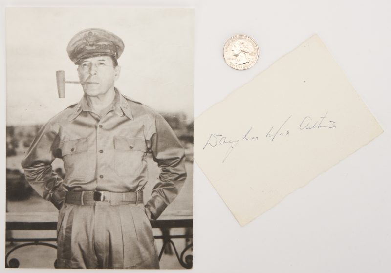 Lot 1011: Gen. Douglas MacArthur Autograph