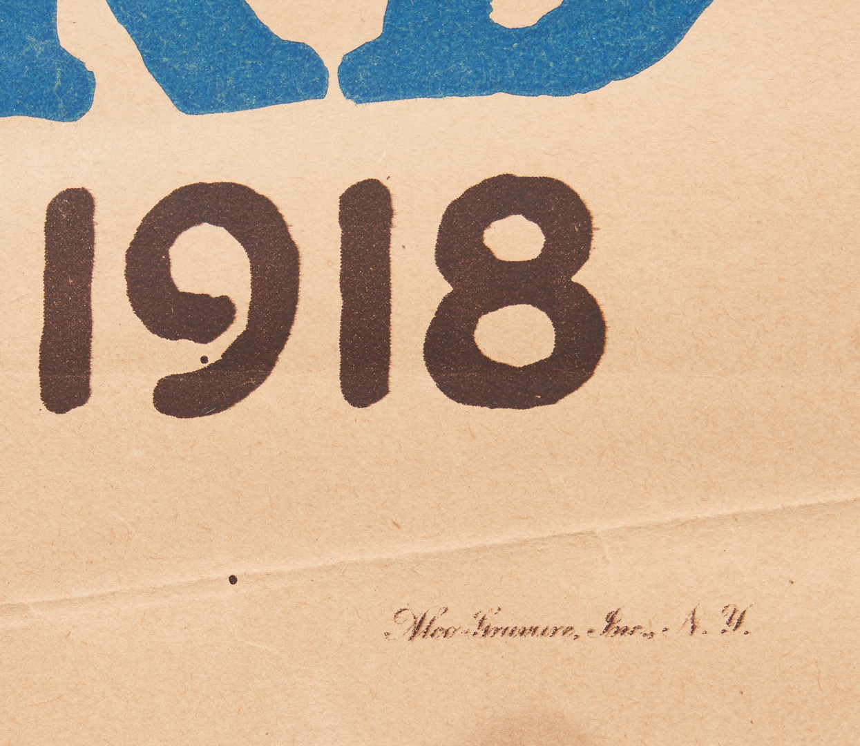 Lot 1013: Nine (9) WWI U.S. Propaganda Posters, Group # 2