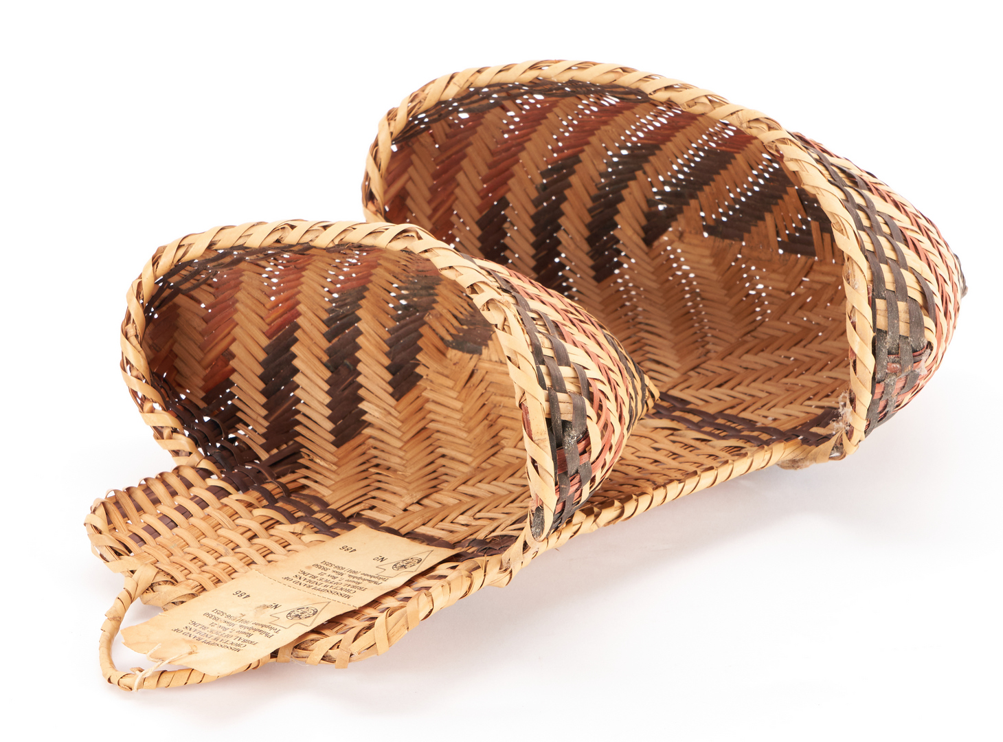 Lot 1022: Three (3) Native American Choctaw Rivercane Baskets