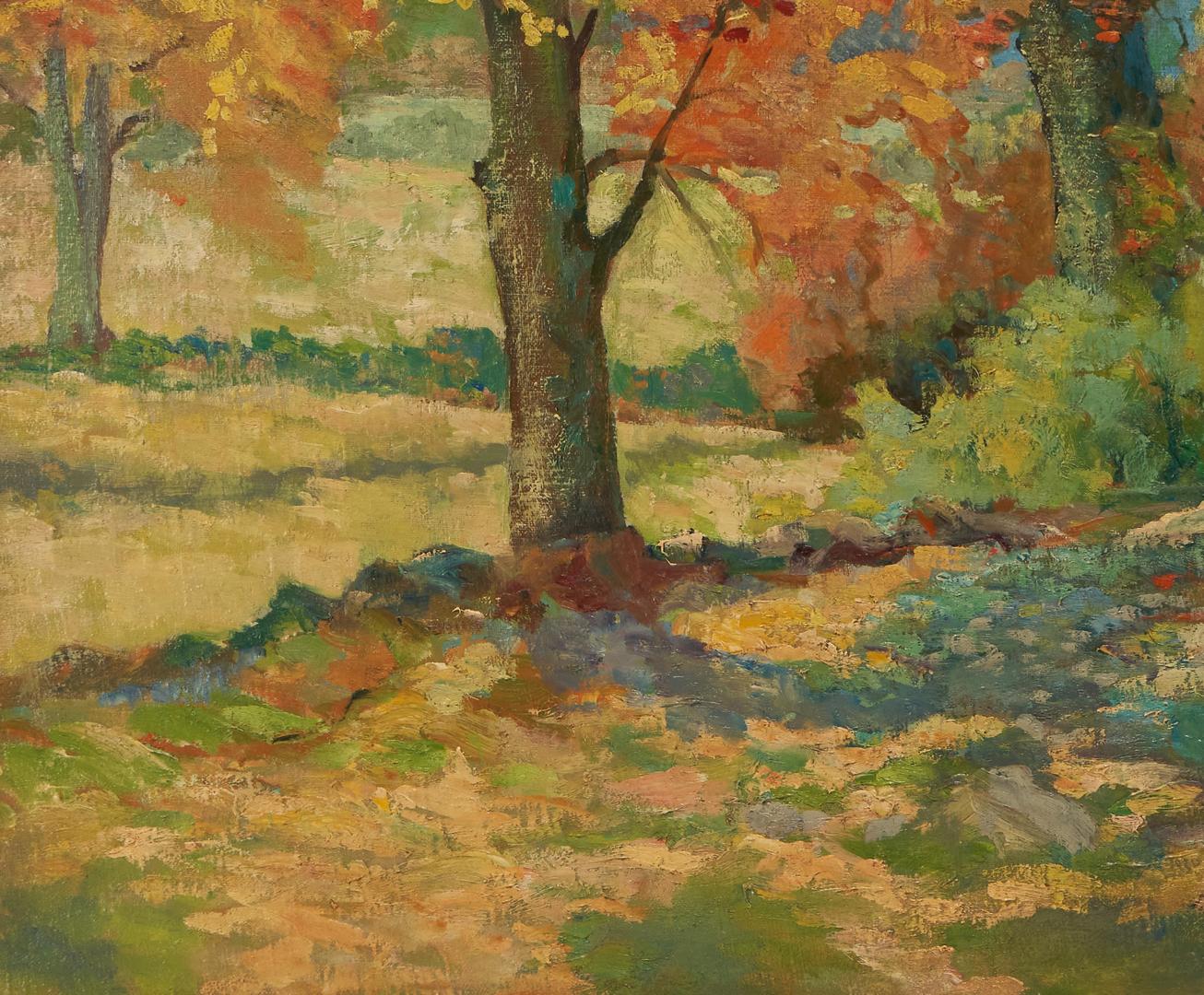Lot 1039: Samuel Armour O/C Large Autumn Landscape