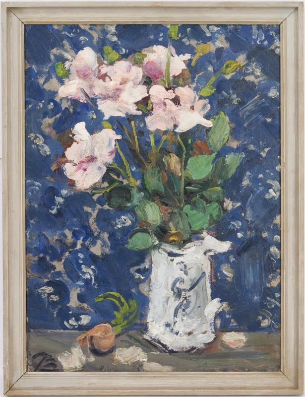 Lot 1058: Peter Rostrup Boyeson O/C, Abstract Still Life Painting