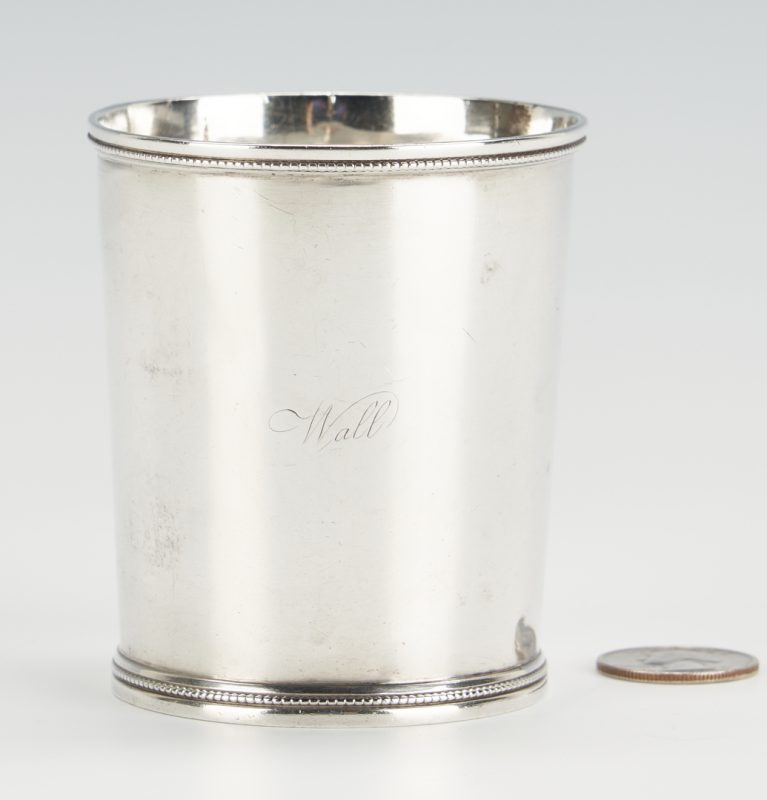 Lot 119: Hyde and Goodrich Louisiana Coin Silver Julep Cup