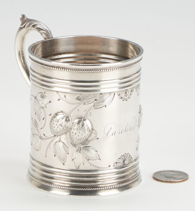 Lot 120: J. Conning Alabama Coin Silver Cup