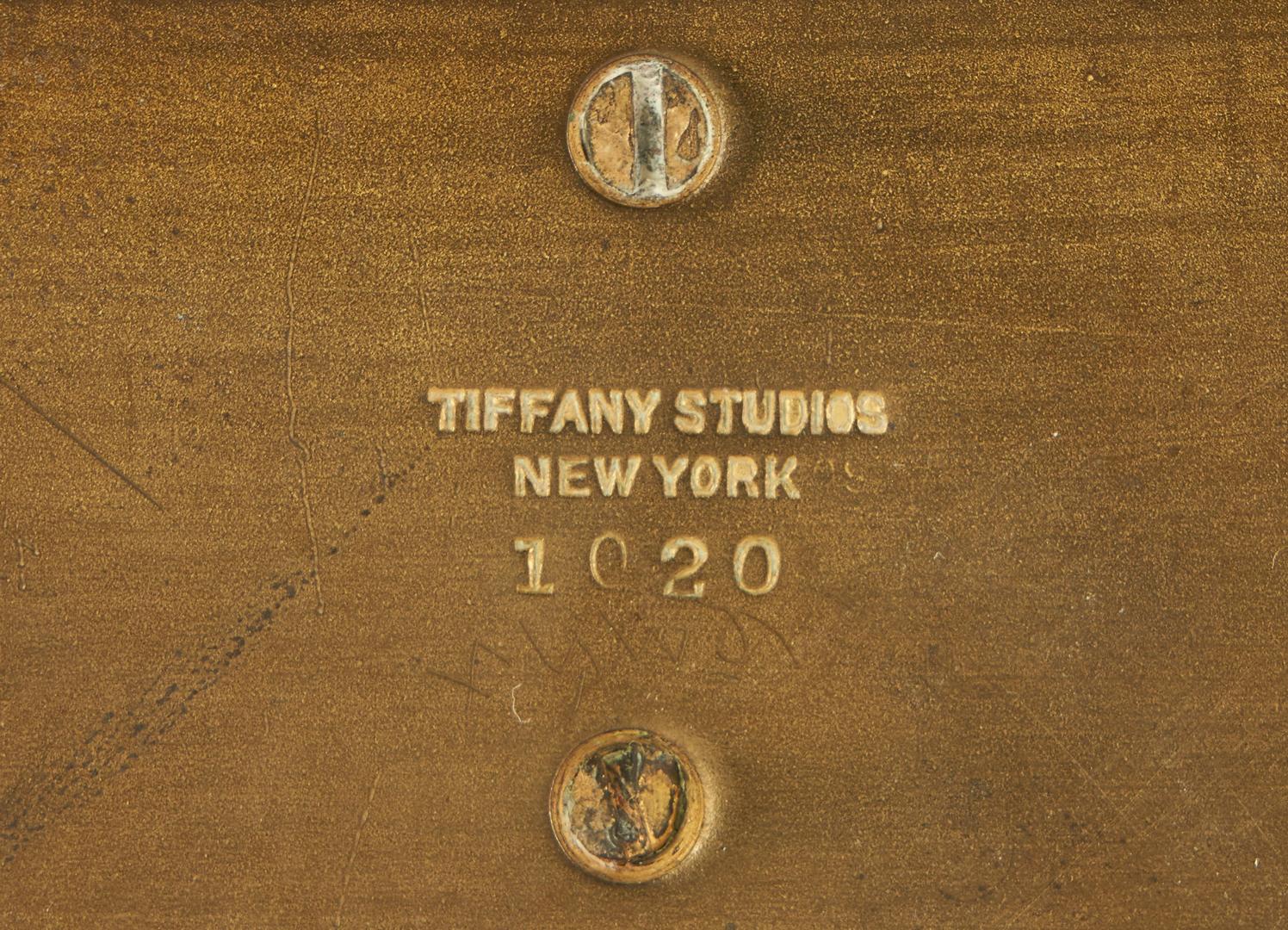Lot 140: 6-Piece Tiffany Bronze Desk Set, Bookmark Pattern