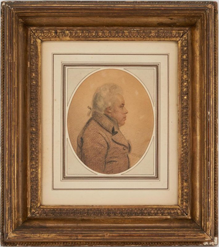 Lot 147: Attrib. Charles Balthazar J.F. de Saint-Memin, Portrait of a Gentleman