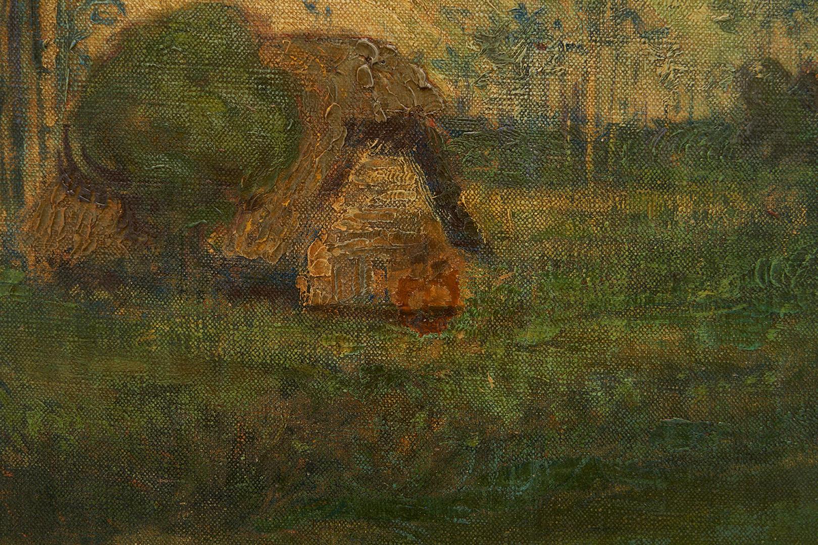 Lot 189: Theodore Wores Oil on Canvas, Samoan Landscape c. 1901
