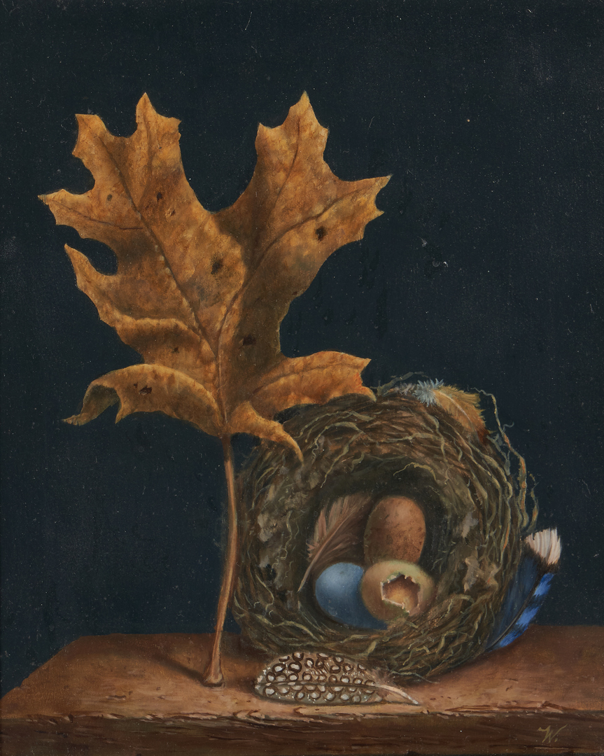 Lot 241: Werner Wildner O/P Painting, October Leaf