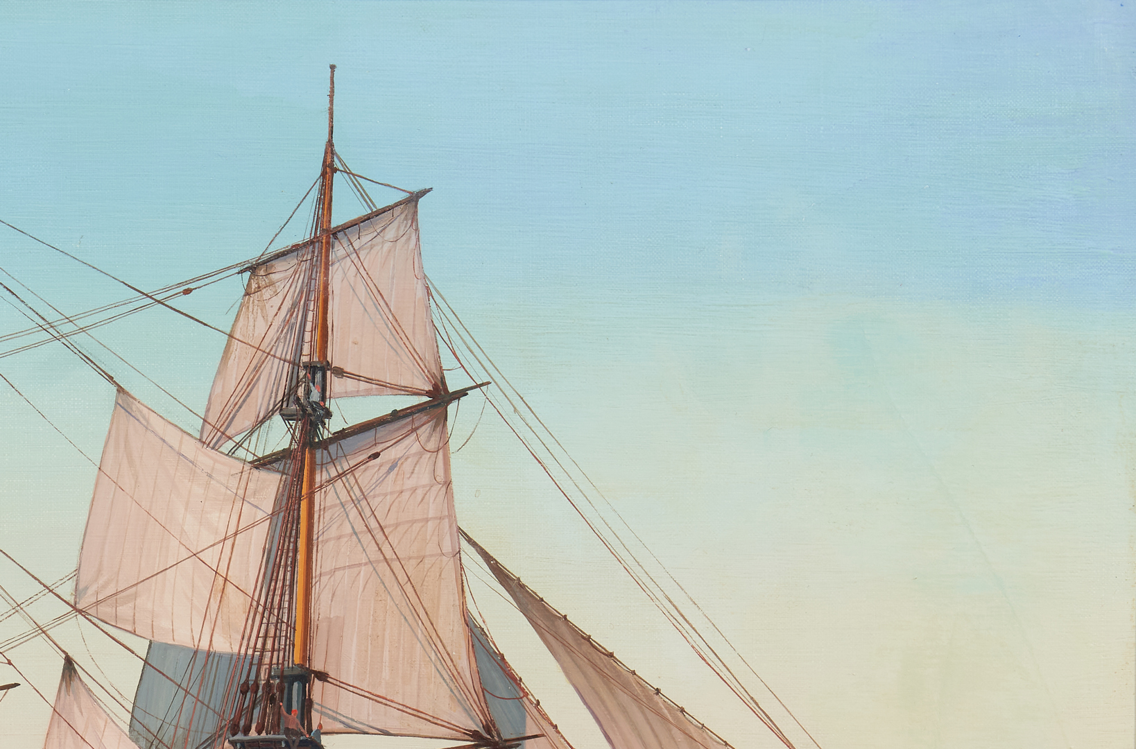 Lot 243: Nowland Van Powell Ship Painting