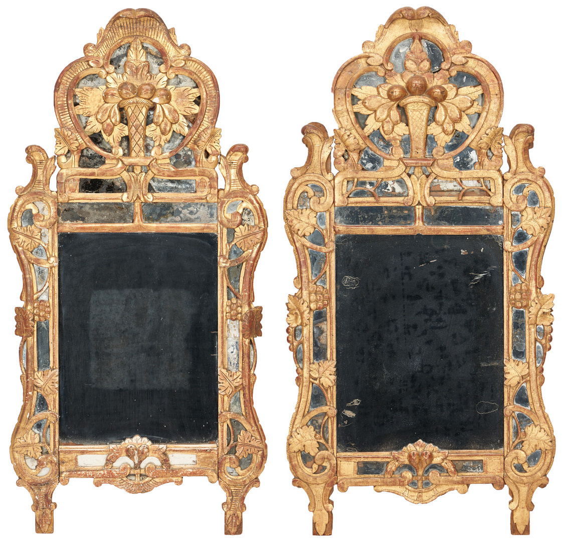 Lot 281: Pair Italian Baroque Mirrors