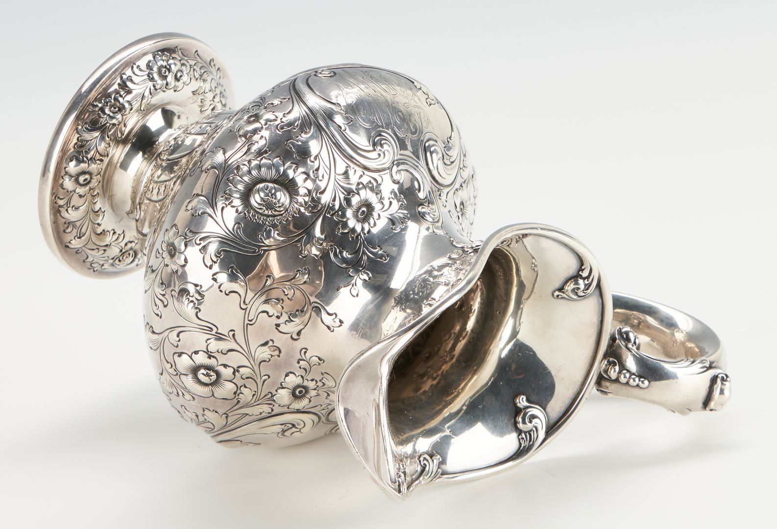 Lot 436: Howard & Co. Sterling Silver Pitcher