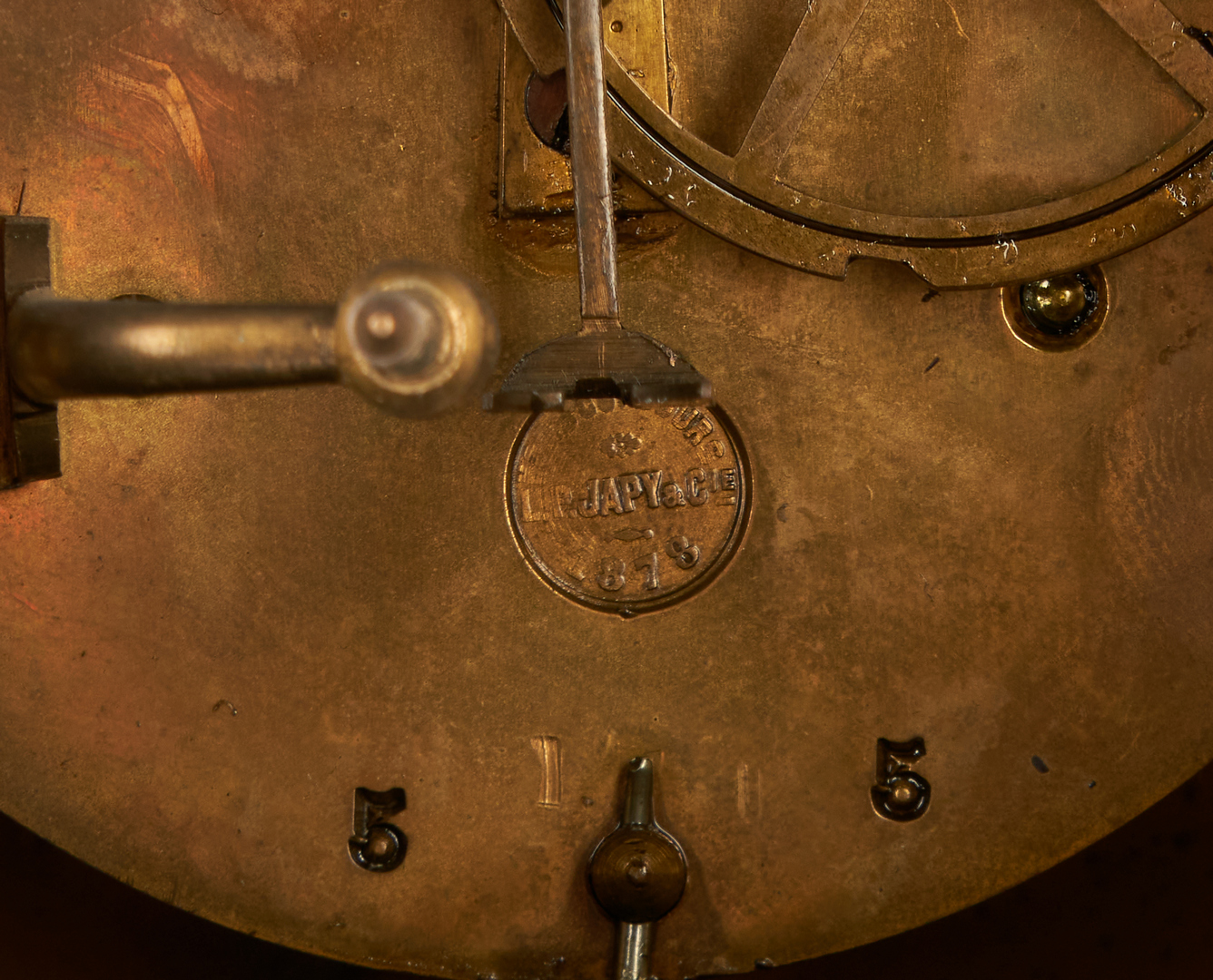 Lot 449: European Louis XV Style Gilt Bronze Mantle Clock