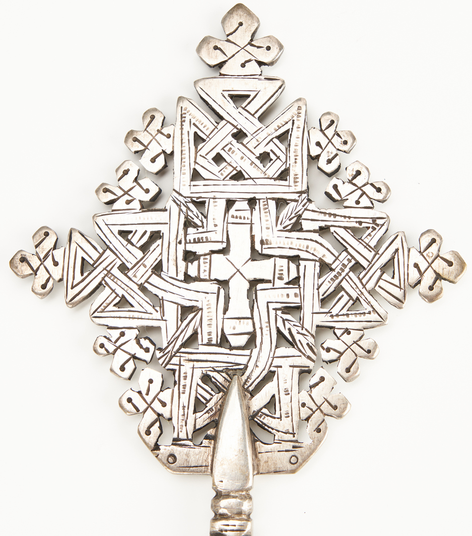 Lot 454: 3 Metal Crosses, including Byzantine