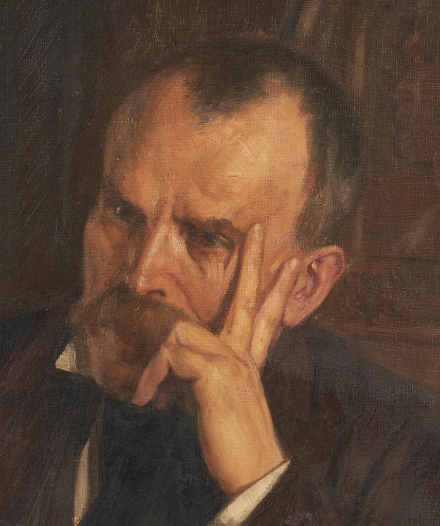 Lot 465: Johan Gudmundsen-Holmgreen Portrait of Friedrich Nietzsche