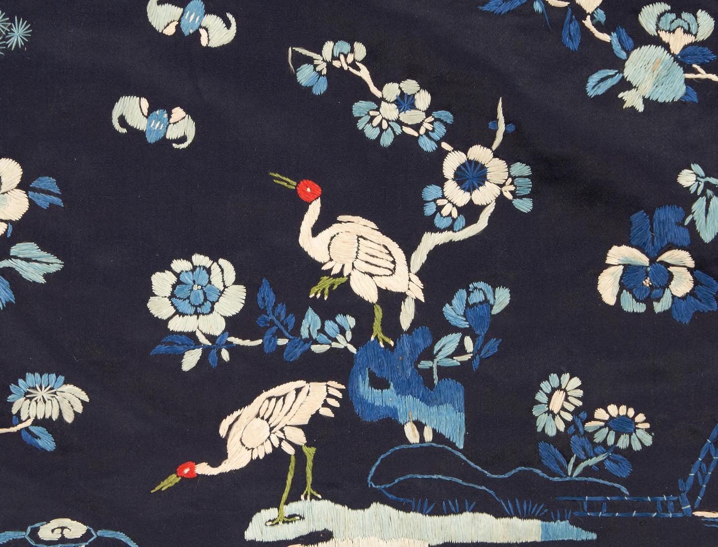 Lot 46: Chinese Silk Embroidered Court Coat with Mandarin Square