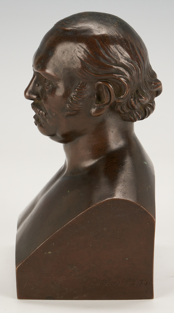 Lot 471: Charles Capellaro Bronze Bust of Allan Kardec