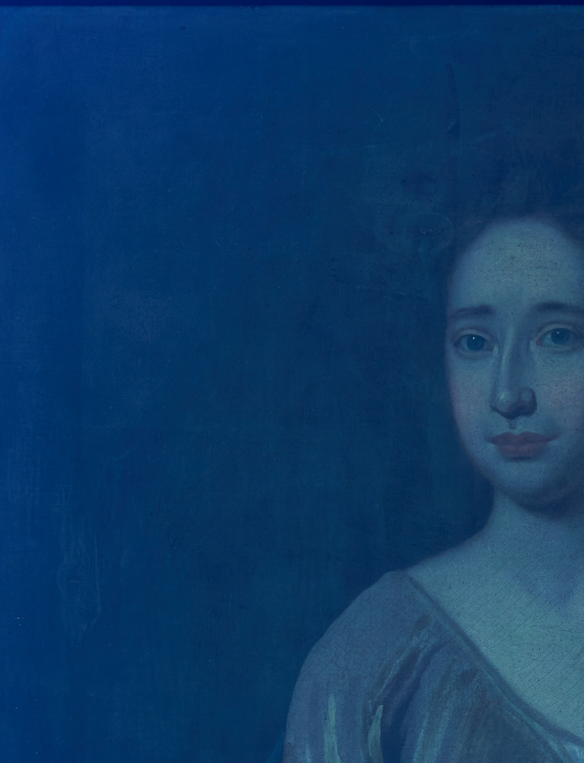 Lot 486: 18th C. American Portrait of a Lady,  Robert Feke